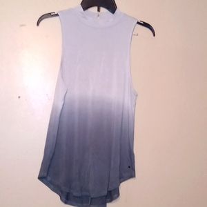 American Eagle soft & sexy mock-neck gray ombre tank top
